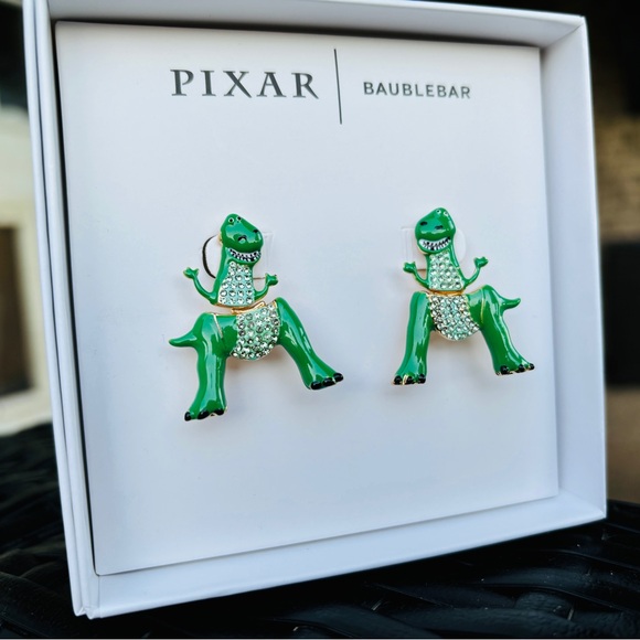 Baublebar Disney Pixar Toy Story Rex dangle earrings rare find NIB - Picture 4 of 6